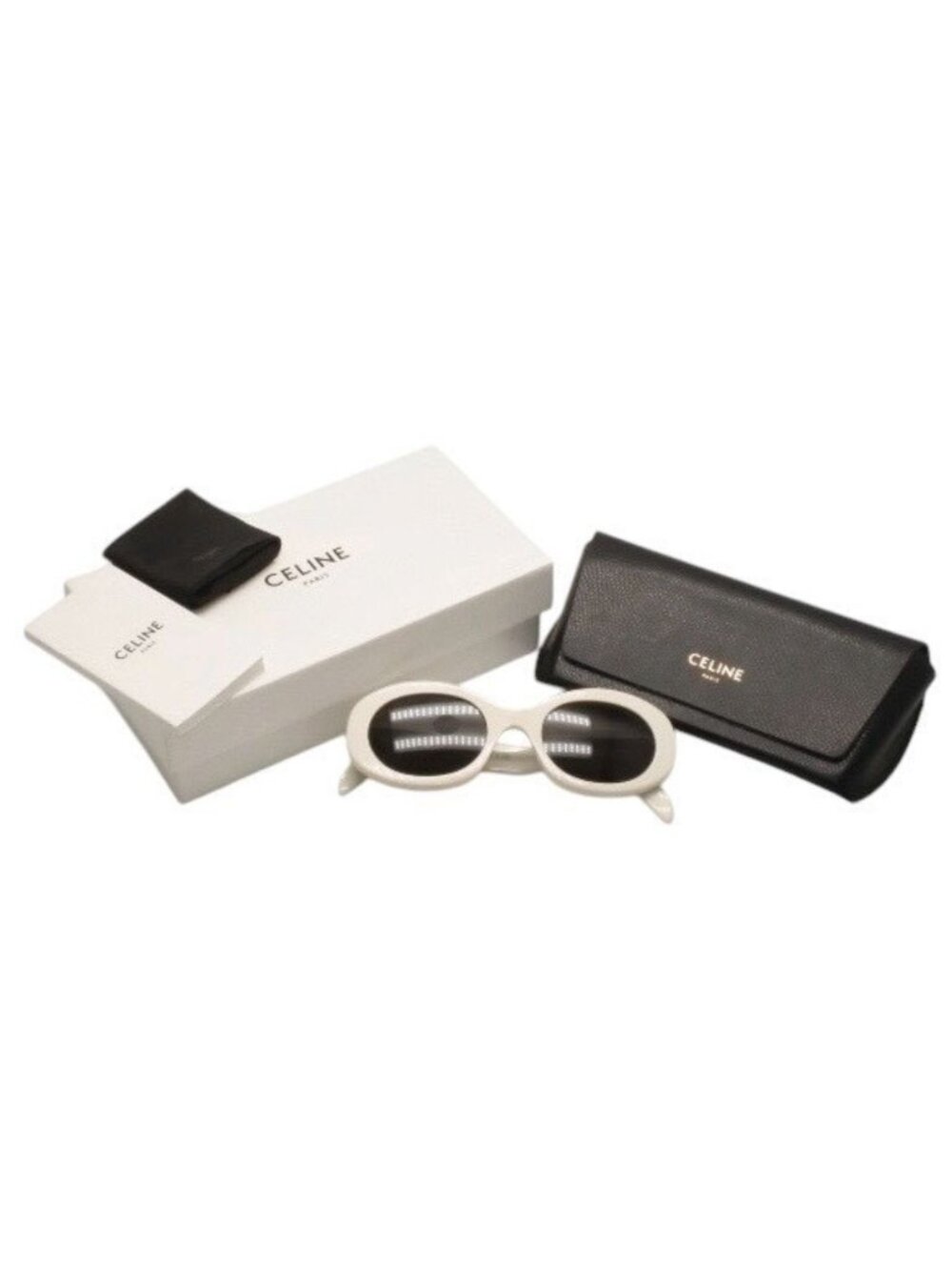 Celine Sunglasses Eyewear Acetate White